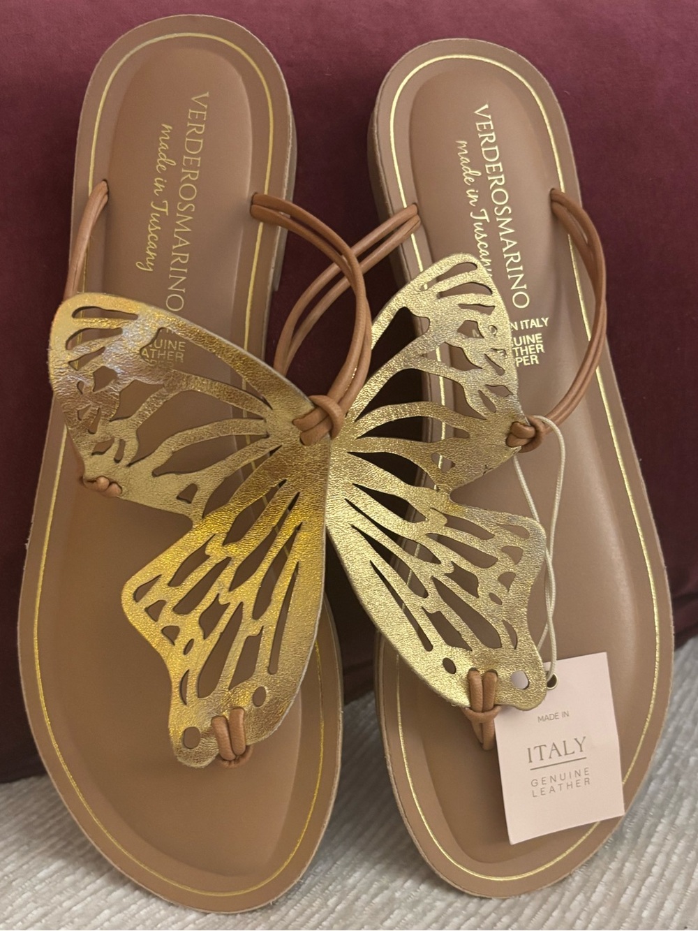 Verde Rosmarino Butterfly Sandals – NWT – EU 40 / US Women’s 9-9.5